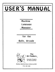'Machine Language Manager' Cover